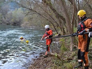 Pértiga de rescate. 