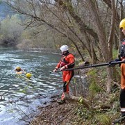 Pértiga de rescate. 