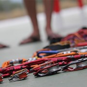  Trabajo con cuerdas en inundaciones. 